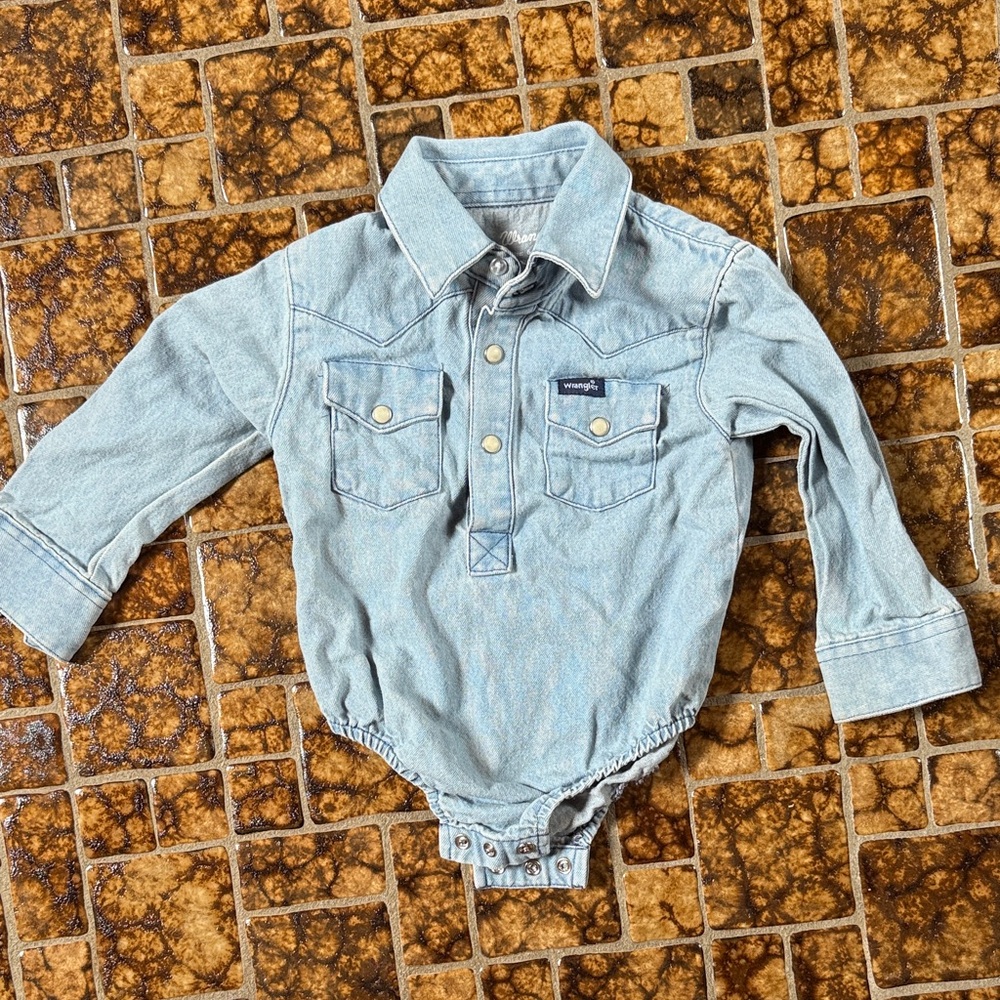 Wrangler Light Blue Denim Baby 6-9